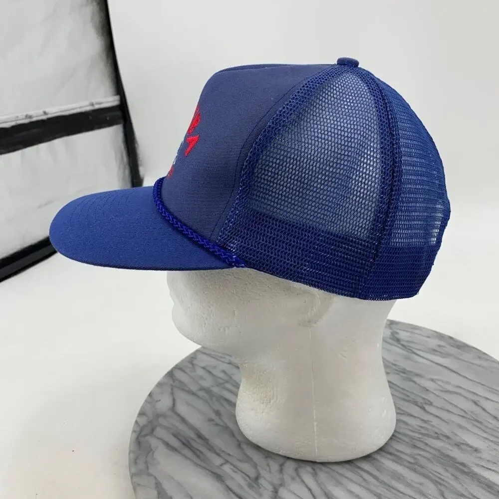 Vintage Toshiba Hat Mens Snapback Mesh‎ Trucker Houston Texas Factory Mohr's